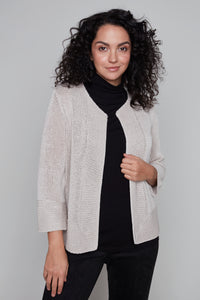 Carre Noir open-knit cardigan