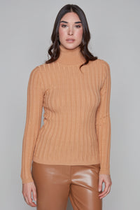 Carre Noir novelty fitted turtleneck
