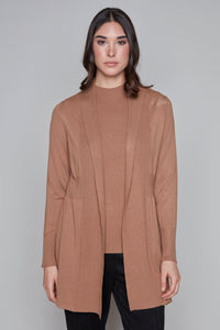 Carre Noir open-front duster cardigan